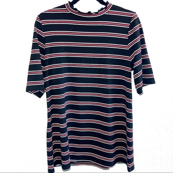 Torrid Striped Henley Top Size 2X - Picture 3 of 10